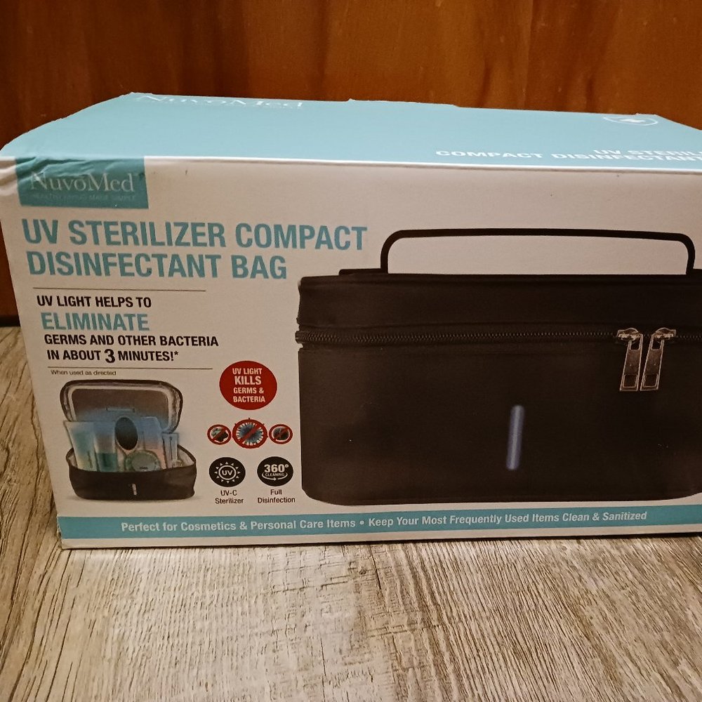 NWT! NUVOMED UV STERILIZER DISINFECTANT BAG